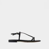 Ella Sandals - Aeyde - Leather - Black