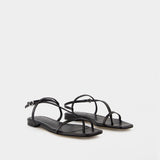 Ella Sandals - Aeyde - Leather - Black