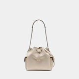 Charlie Shoulder Bag - Tory Burch - Leather - Beige