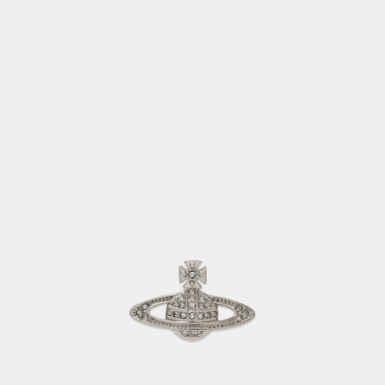 Mini Clutch Pin Earrings - Vivienne Westwood - Metal - Silver