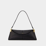 64 83 Small Shoulder Bag - Balmain - Leather - Black