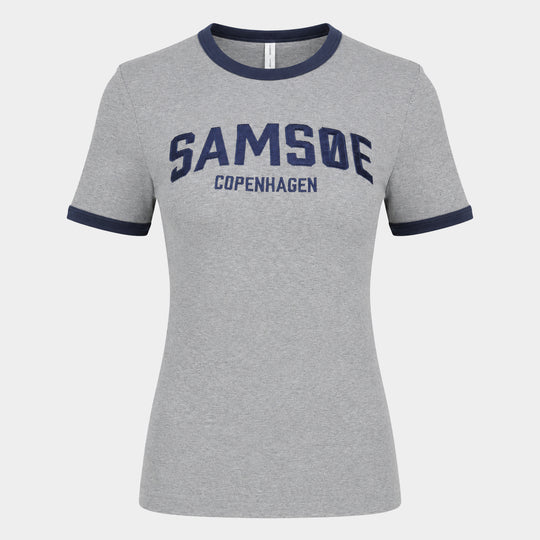 Sabond Ss 15318 T-Shirt - SAMSØE SAMSØE - Cotton - Grey