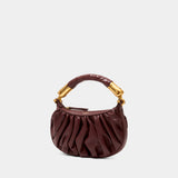 Ebene Mini Bag - Balmain - Leather - Brown