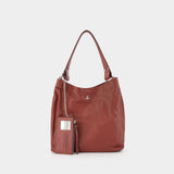 Lottie Large Shoulder Bag - Vivienne Westwood - Leather - Black