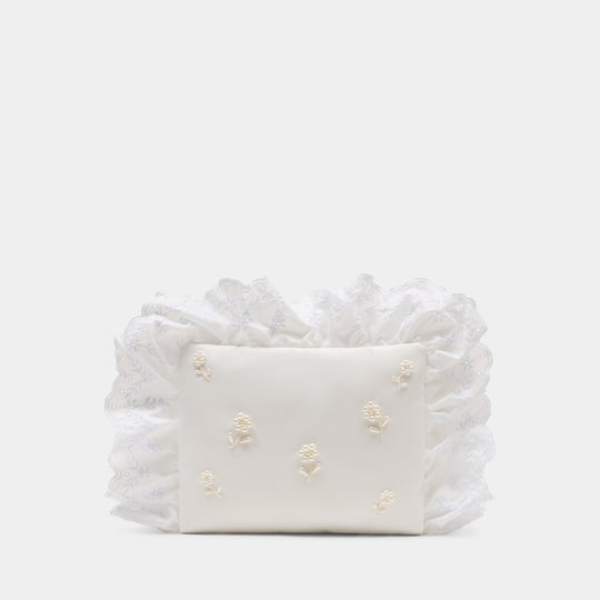Pillowcase clutch bag - Simone Rocha - Synthetic - Ivory