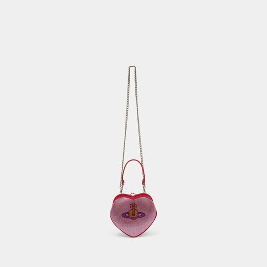 Belle Heart Frame Purse - Vivienne Westwood - Leather - Pink