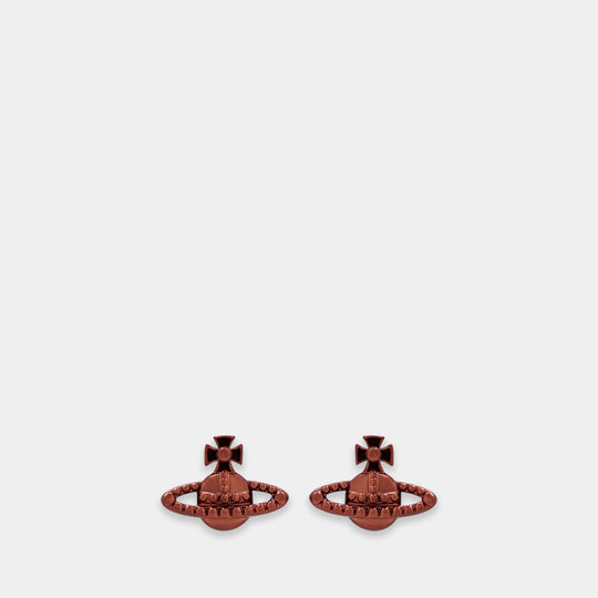 Farah Earrings - Vivienne Westwood - Metal - Brown