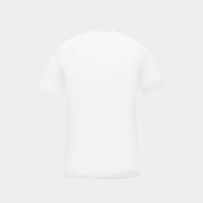 Rose Banquet T Shirt - Simone Rocha - Cotton - White