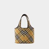 Burberry Check 米色棉质购物袋