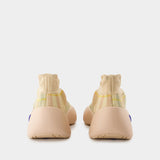 Neptune Sneakers - Burberry - Synthetic - Pink