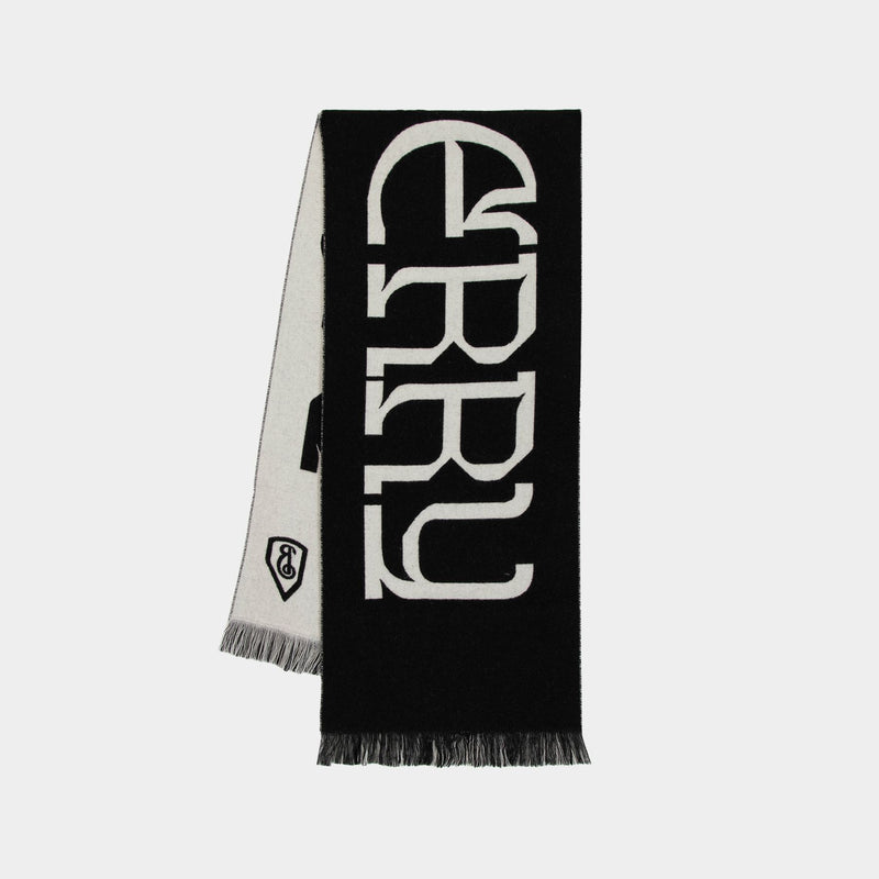 Heraldry Scarf - Burberry - Wool - Black