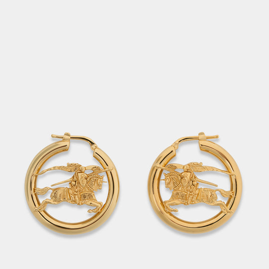 Lj Ekd Small Earrings - Burberry - Metal - Gold