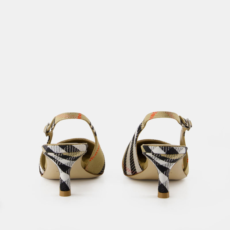 Lf Birdie 55 Sandals - Burberry - Synthetic - Beige