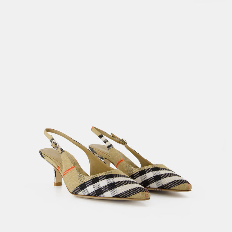 Lf Birdie 55 Sandals - Burberry - Synthetic - Beige