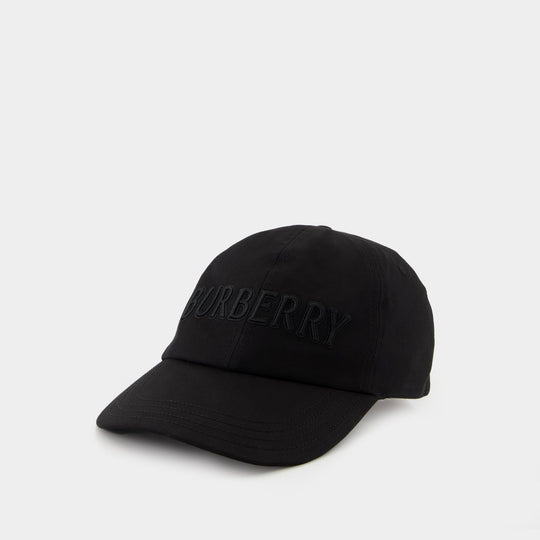 Cap - Burberry - Cotton - Black