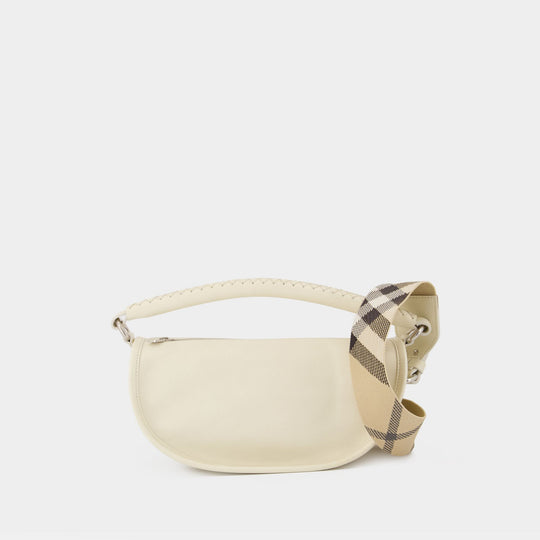 B-Clip Shoulder Bag - Burberry - Leather - White