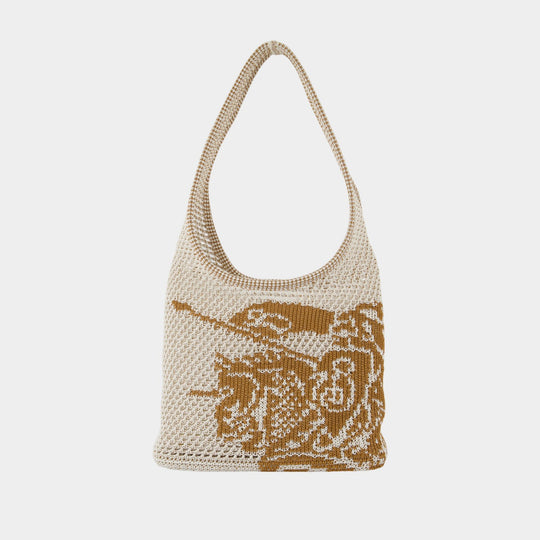 Small 658 Shopper Bag - Burberry - Cotton - White