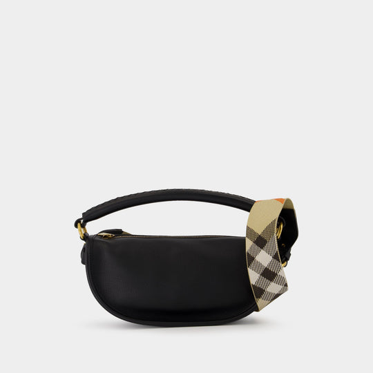 B-Clip Shoulder Bag - Burberry - Leather - Black