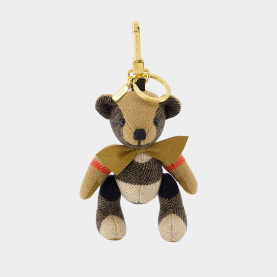 Thomas Check Keychain - Burberry - Cashmere - Beige