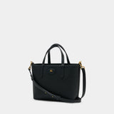 Ll Mini Reversible Shopper Bag - Burberry - Leather - Black