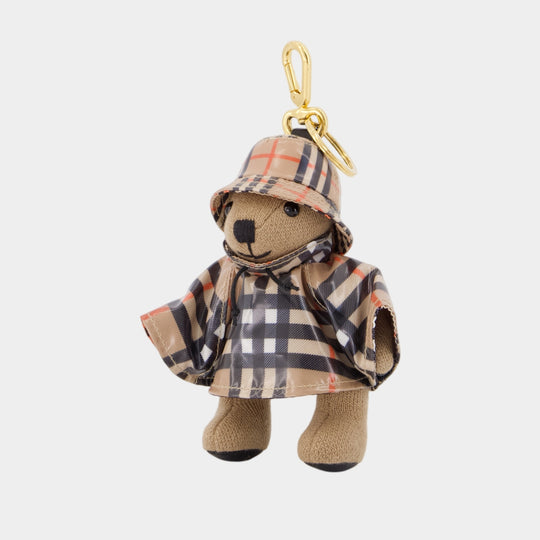 Ls Thomas Raincoat Charm - Burberry - Wool - Beige