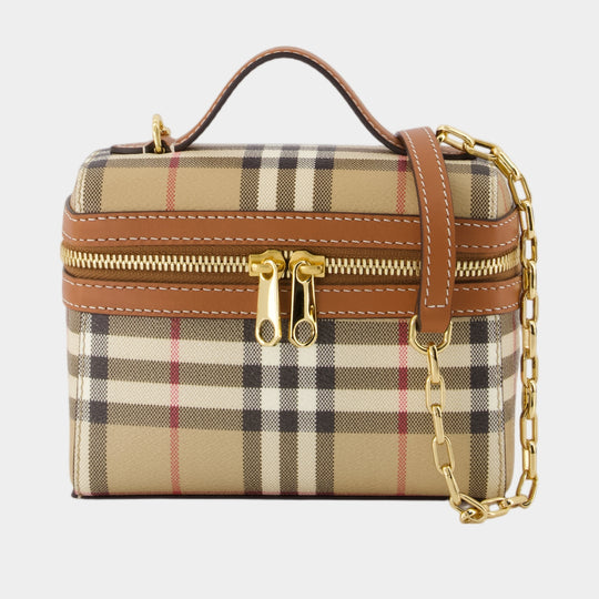 Ls Mini Vanity Crossbody - Burberry - Synthetic - Beige