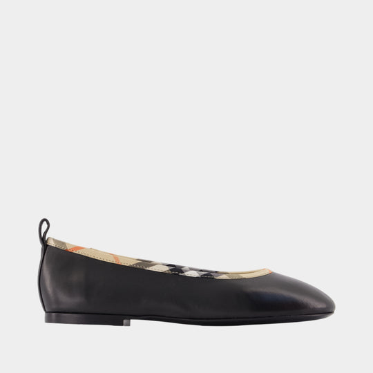 Robin 05 Ballerinas - Burberry - Leather - Black