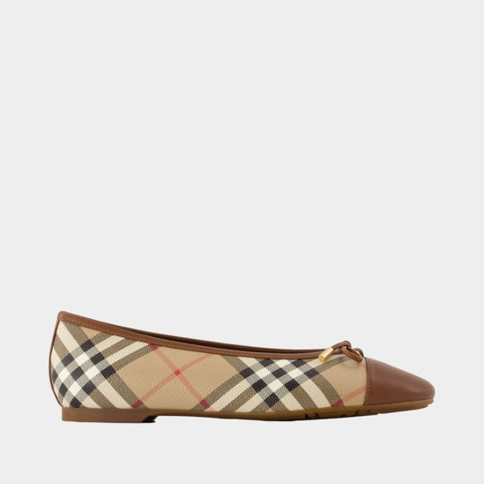 Lf Highgate 05 Ballet Flats - Burberry - Synthetic - Multi