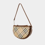 Ll Small Bridle Saddle Ysa Shoulder Bag - Burberry - Cotton - Beige