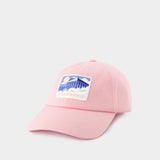 Greek Temple Rubber Cap - Casablanca - Cotton - Pink