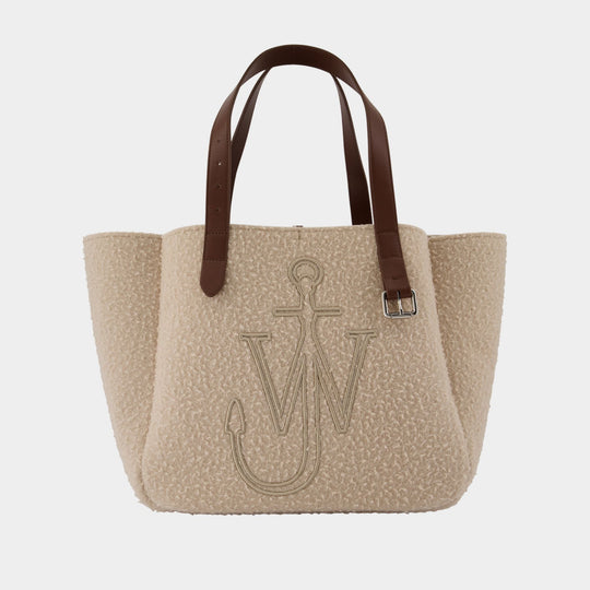 Belt Shopper Bag - J.W. Anderson - Wool - Beige