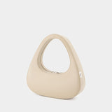 Swipe Purse - Coperni - Leather - Beige