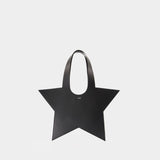 Mini Star Shopper Bag - Coperni - Leather - Black