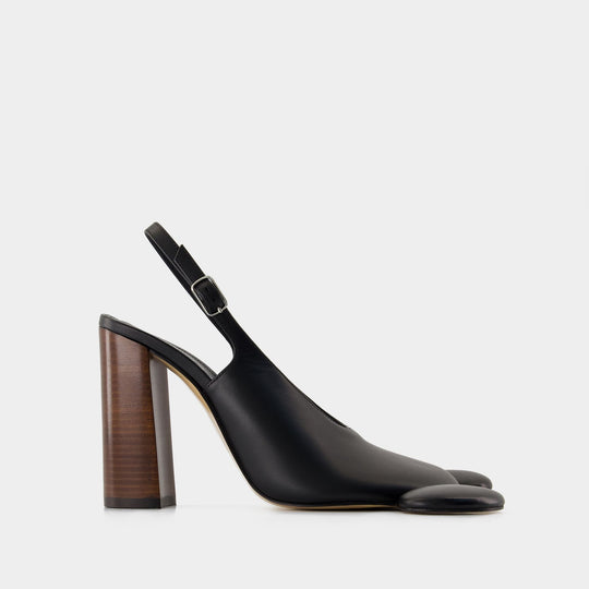 Mickey Block Ufo Sandals - Coperni x Disney - Leather - Black