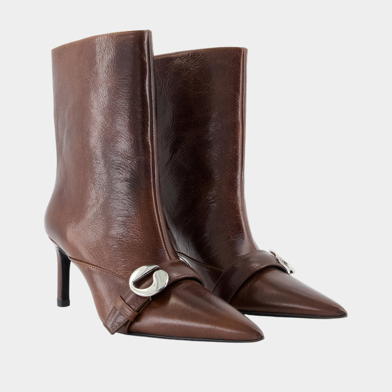 Belt boots - Coperni - Leather - Brown