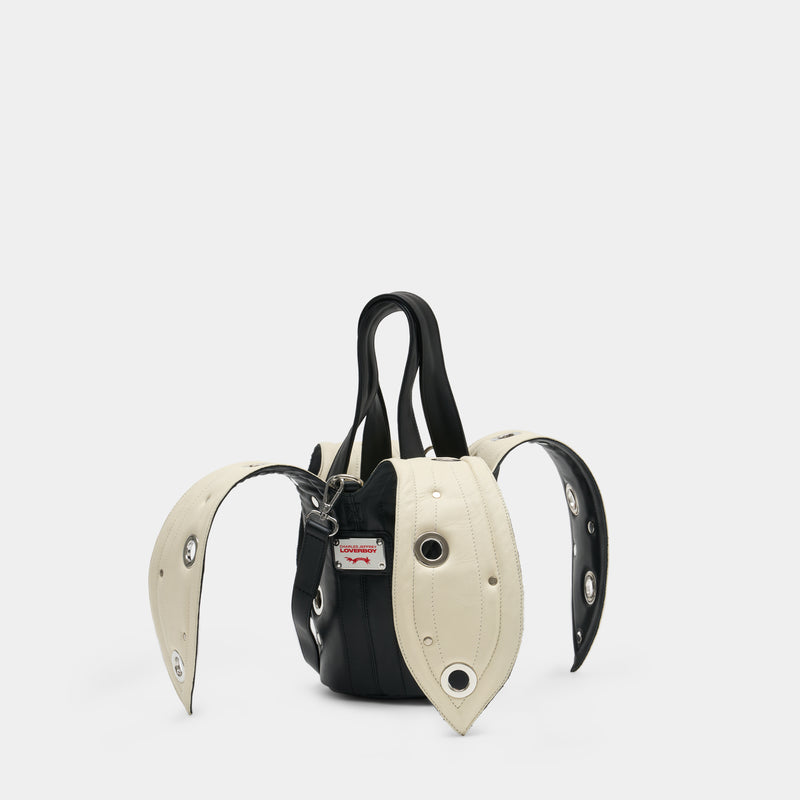 Banana Purse - Charles Jeffrey Loverboy - Leather - Black