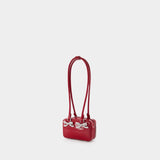 Leather Shoulder Bag - SELF PORTRAIT - Leather - Burgundy