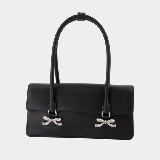 Soft Shoulder Bag - SELF PORTRAIT - Leather - Black