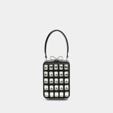 Micro Bag - SELF PORTRAIT - Silk - Black