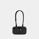 Mini Shoulder Bag - SELF PORTRAIT - Leather - Black
