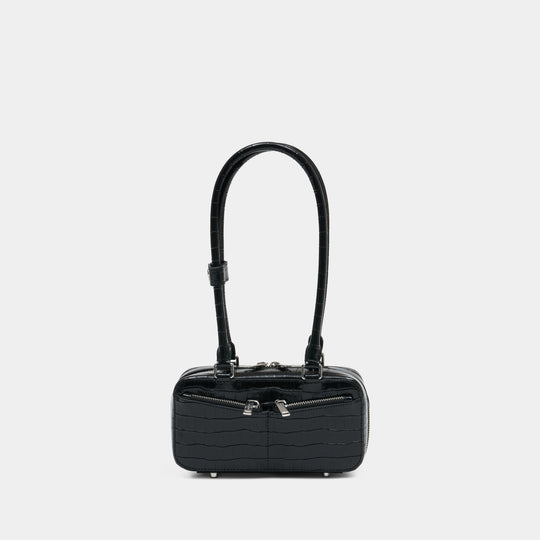 Mini Shoulder Bag - SELF PORTRAIT - Leather - Black