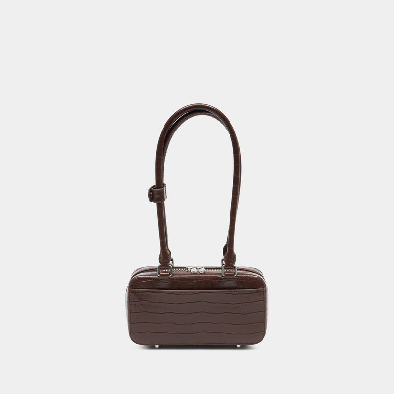 Mini Shoulder Bag - SELF PORTRAIT - Leather - Brown