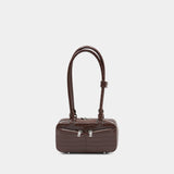 Mini Shoulder Bag - SELF PORTRAIT - Leather - Brown