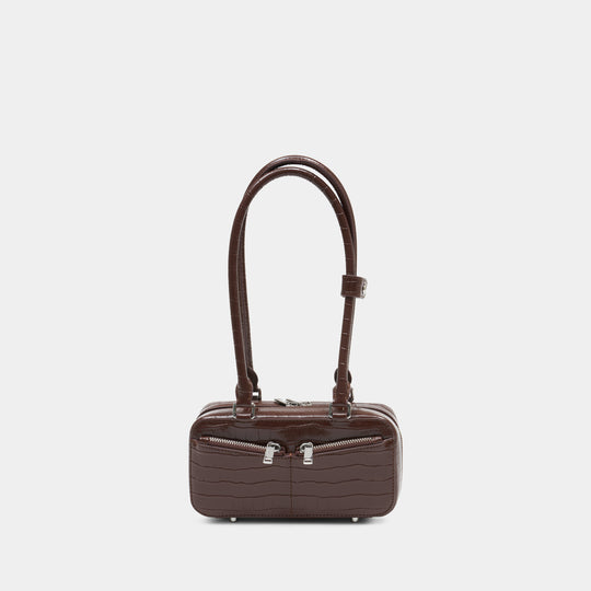 Mini Shoulder Bag - SELF PORTRAIT - Leather - Brown