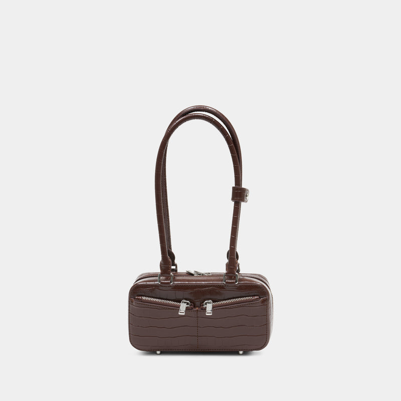 Mini Shoulder Bag - SELF PORTRAIT - Leather - Brown