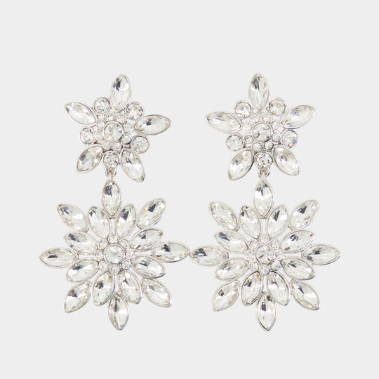 Tiered Earrings - SELF PORTRAIT - Metal - Silver