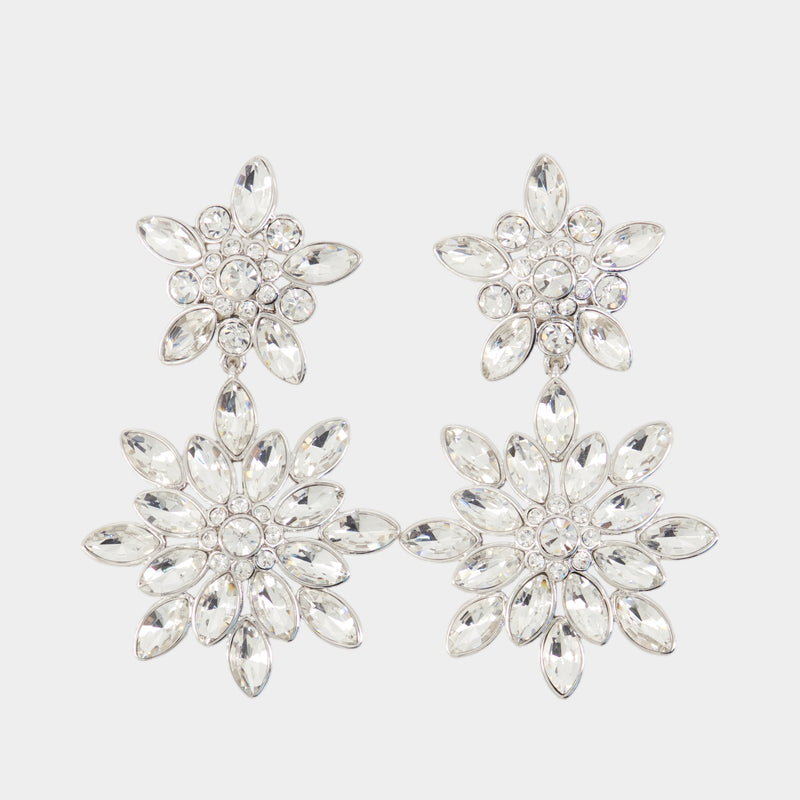 Tiered Earrings - SELF PORTRAIT - Metal - Silver