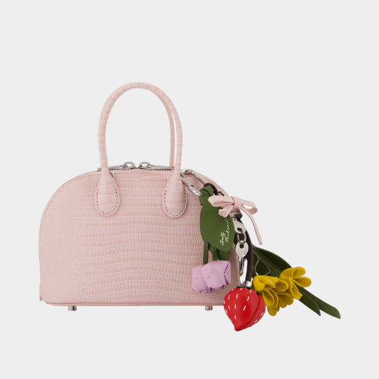 Lizard Toast Mini Bag - SELF PORTRAIT - Leather - Pink