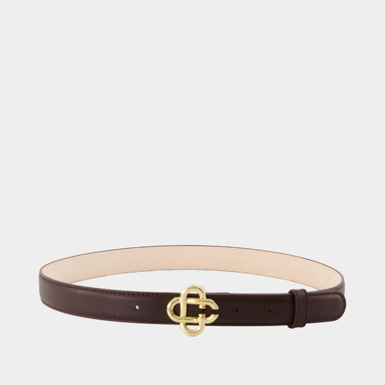 Small Belt - Casablanca - Leather - Brown