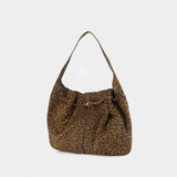 Tresor Shoulder Bag - Rouje - Leather - Leopard print